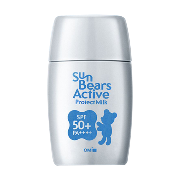 Сонцезахисне молочко для обличчя Omi Brotherhood Sun Bears Active Protect Cool SPF 50+ PA++++ з охолоджувальним ефектом, 30 г