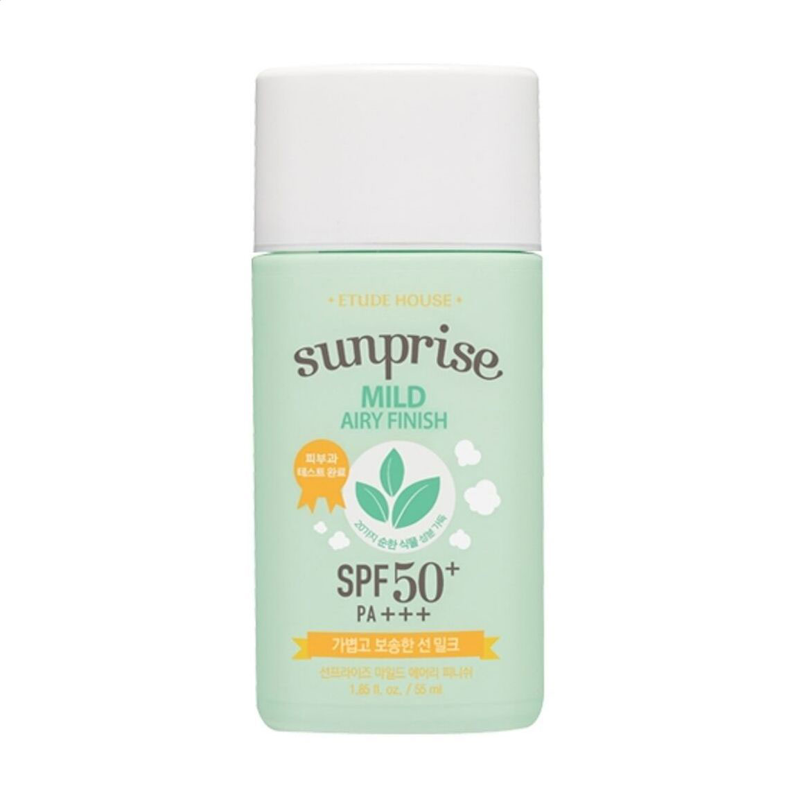 Уцінка! Сонцезахисне молочко для обличчя Etude House Sunprise Mild Airy Finish SPF50+/PA+++, 55 мл