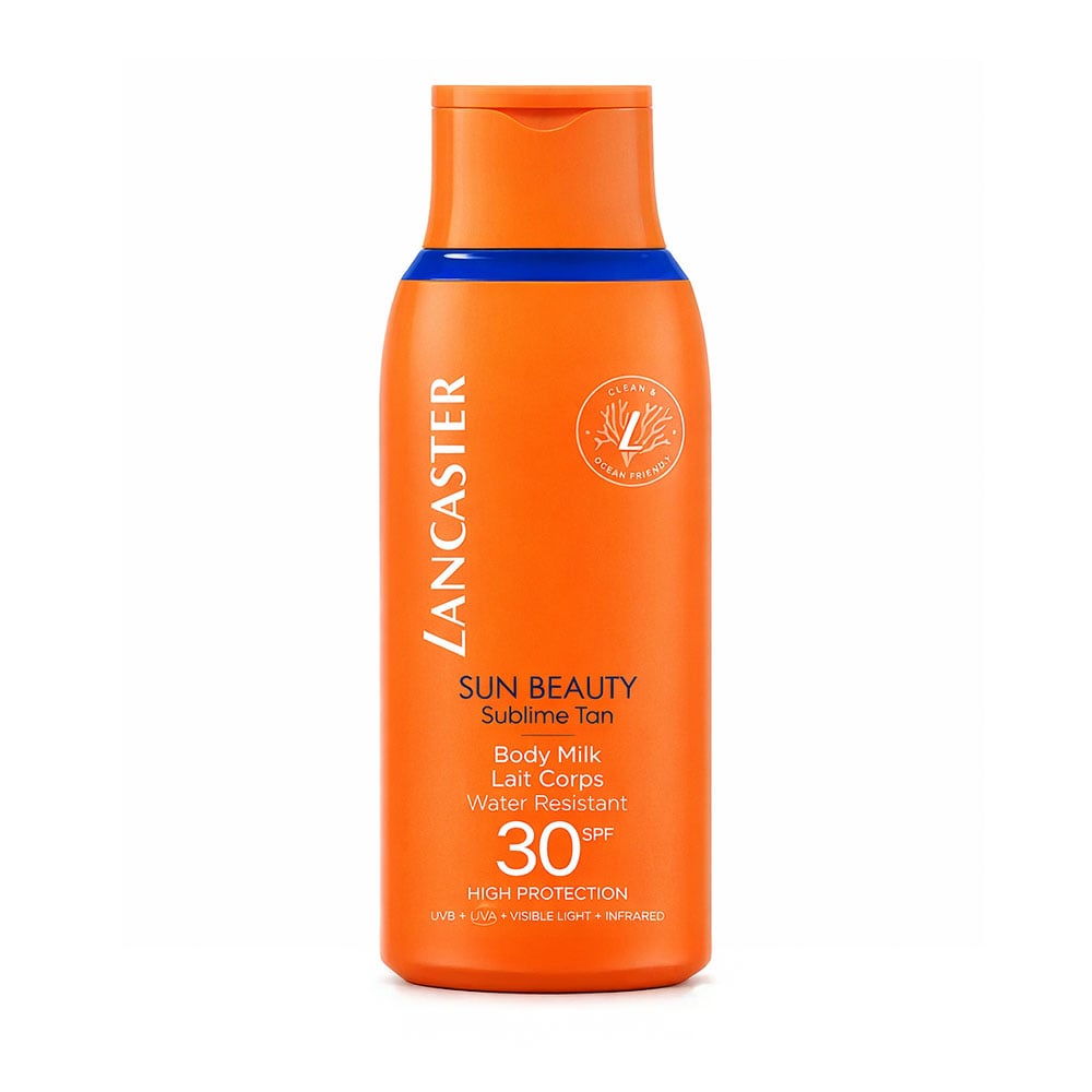 Водостійке сонцезахисне молочко для тіла Lancaster Sun Beauty Sublime Tan Body Milk, SPF 30, 175 мл