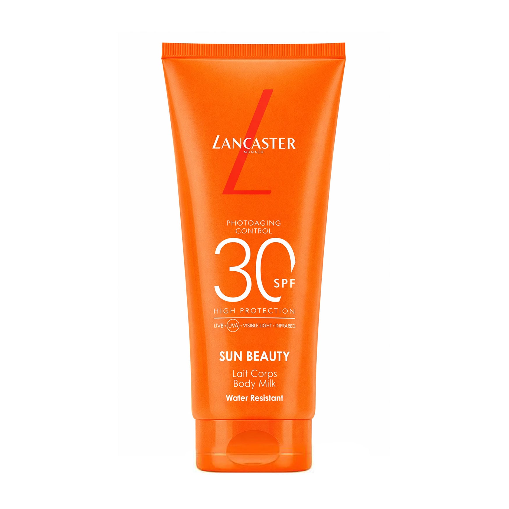 Водостійке сонцезахисне молочко для тіла Lancaster Sun Beauty Body Milk, SPF 30, 100 мл